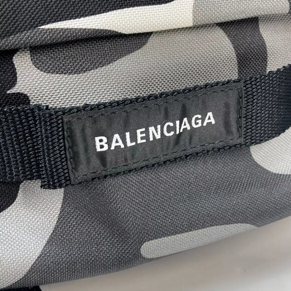 BALENCIAGA 6440312 Camouflage Army Backpack Shoulder Bag 2WAY Backpack - Picture 12 of 14